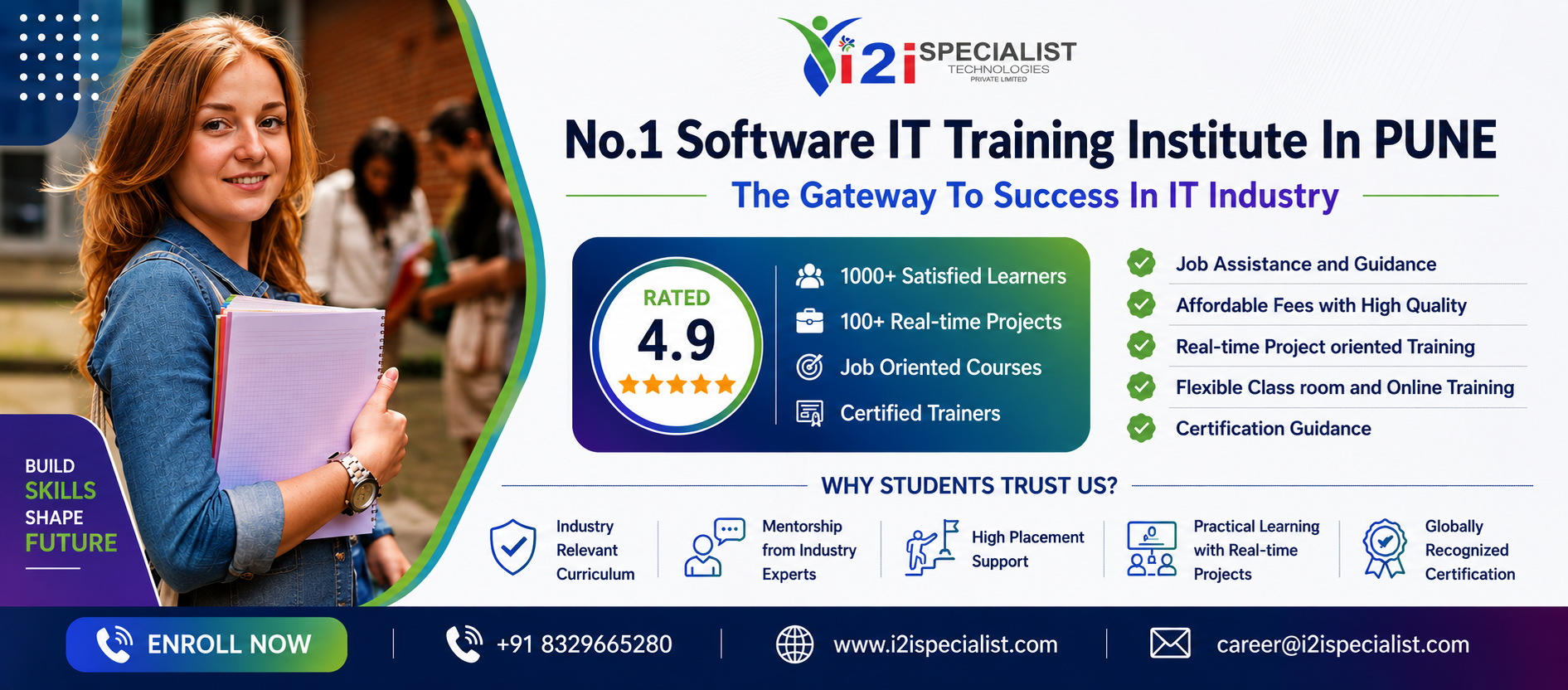 Placement Oriented IT Training Institute in Pune with Internship Programs